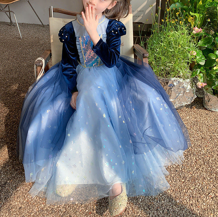 Bright Blue Party Dress