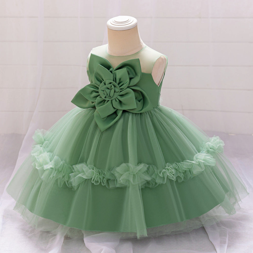 Children's Tulle Flower Dress