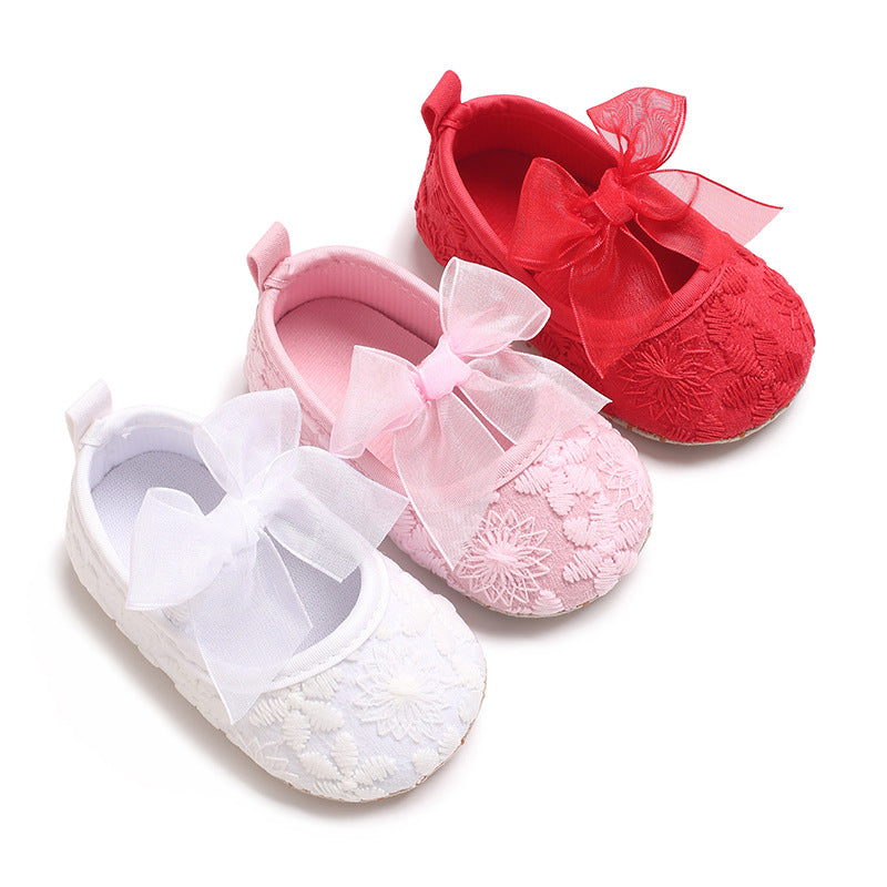 Children's Lace-Up Shoe with Bow