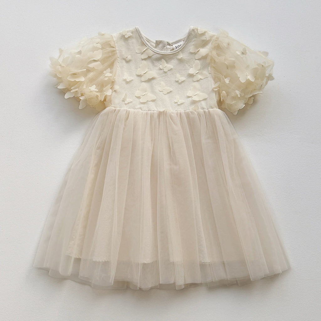 Children's Tulle Dress with Butterflies