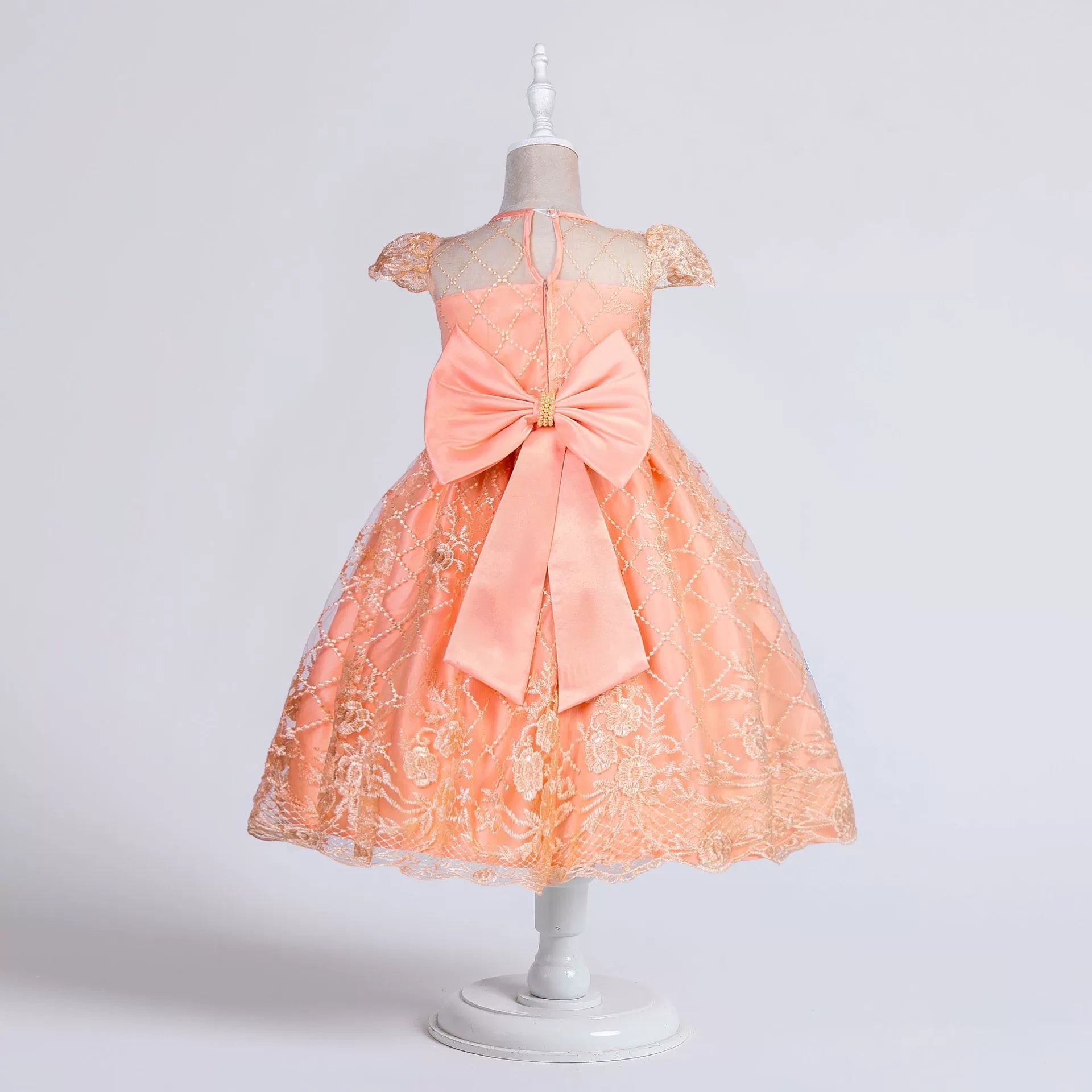 Floral Lace Children's Party Dress