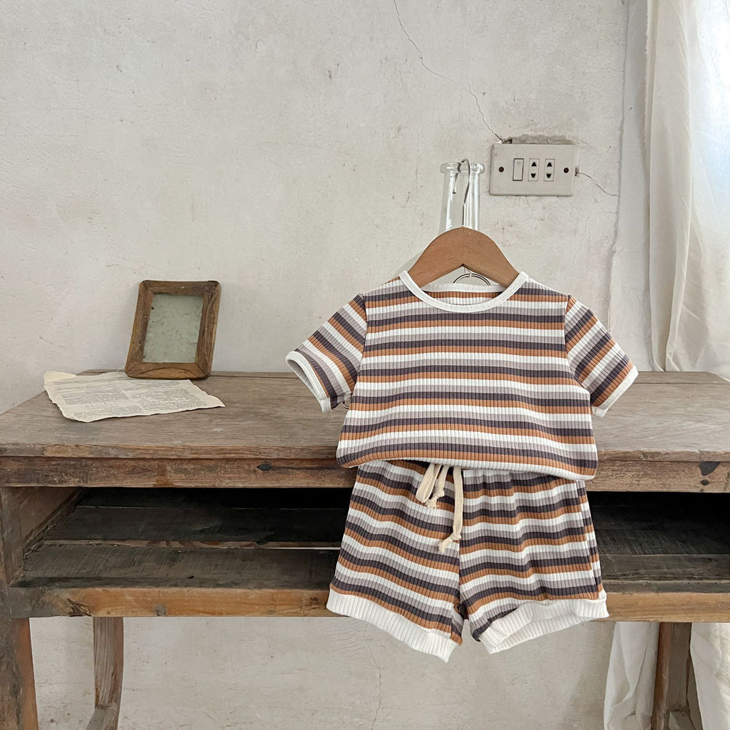 Children's Summer Striped Outfit