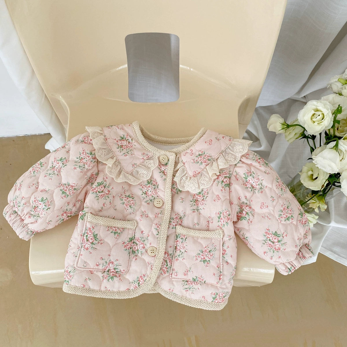 Pink Floral Children's Set 2 pieces
