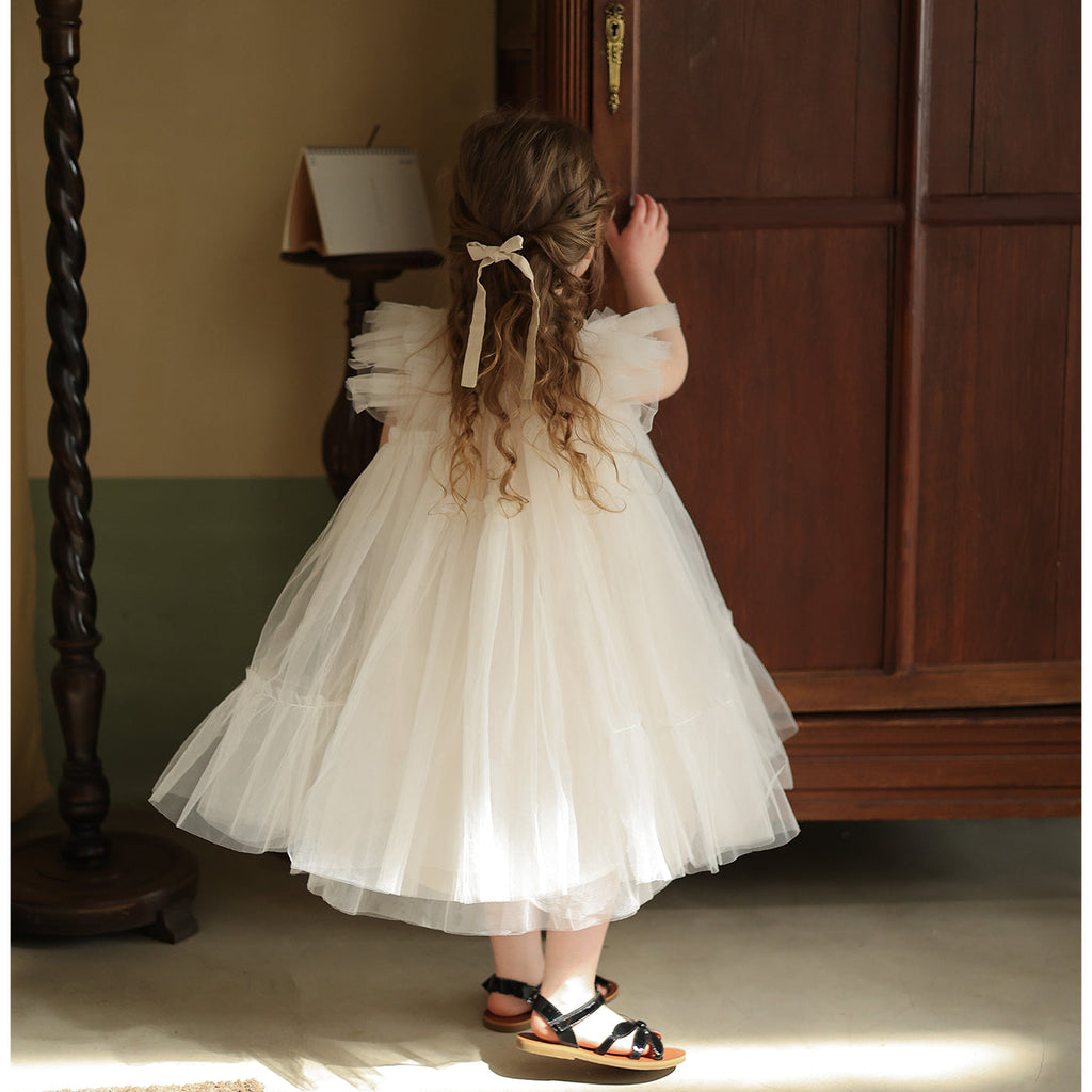 Children's White Tulle Dress
