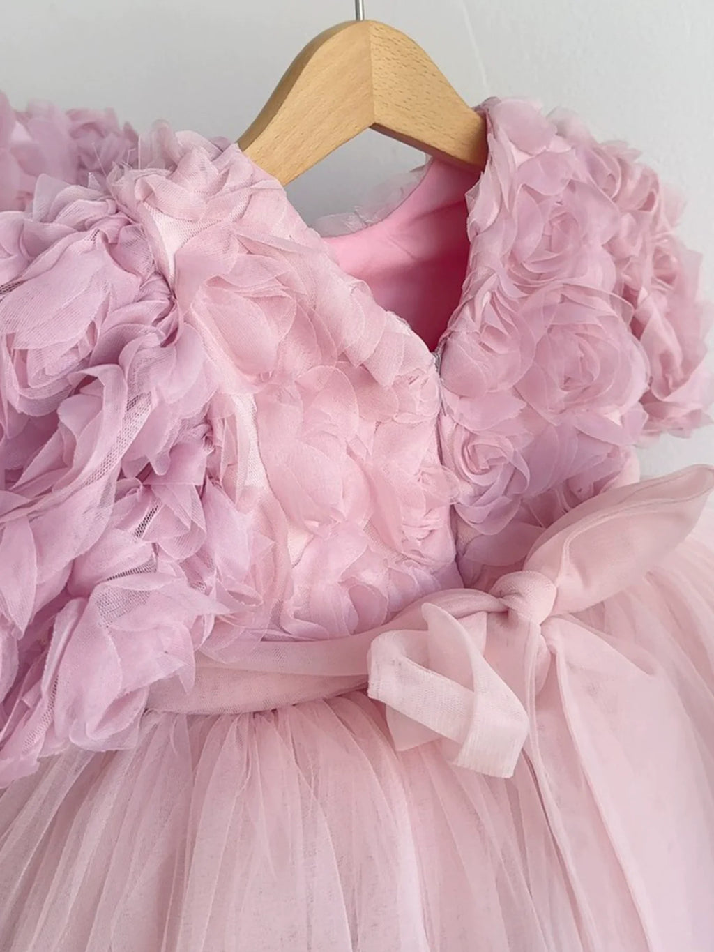 Flower and Tulle Party Dress