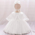 Luxury Children's Dress with Flower Embroidery