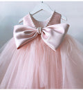 Children's Tulle Dress with Stones and Bow