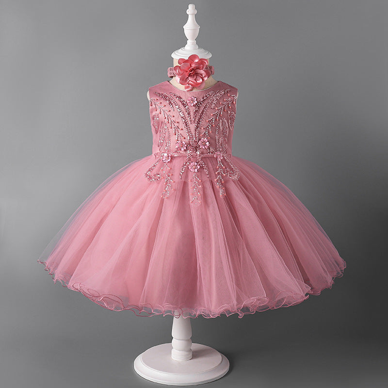 Bright Flower Children's Dress