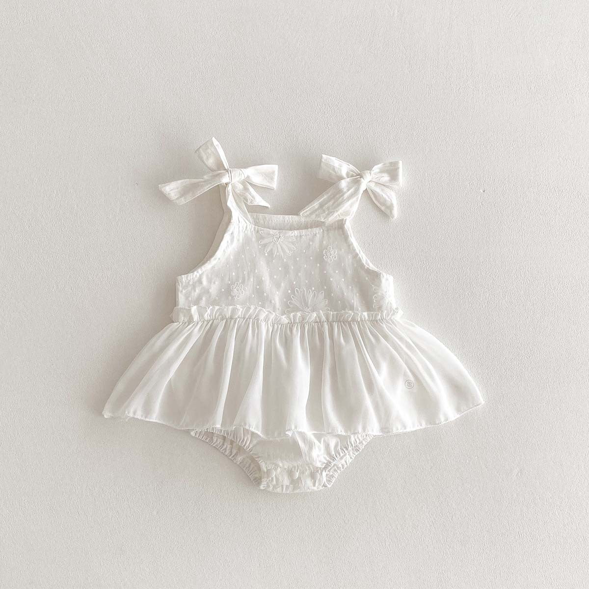 Baby Bodysuit with Floral Skirt