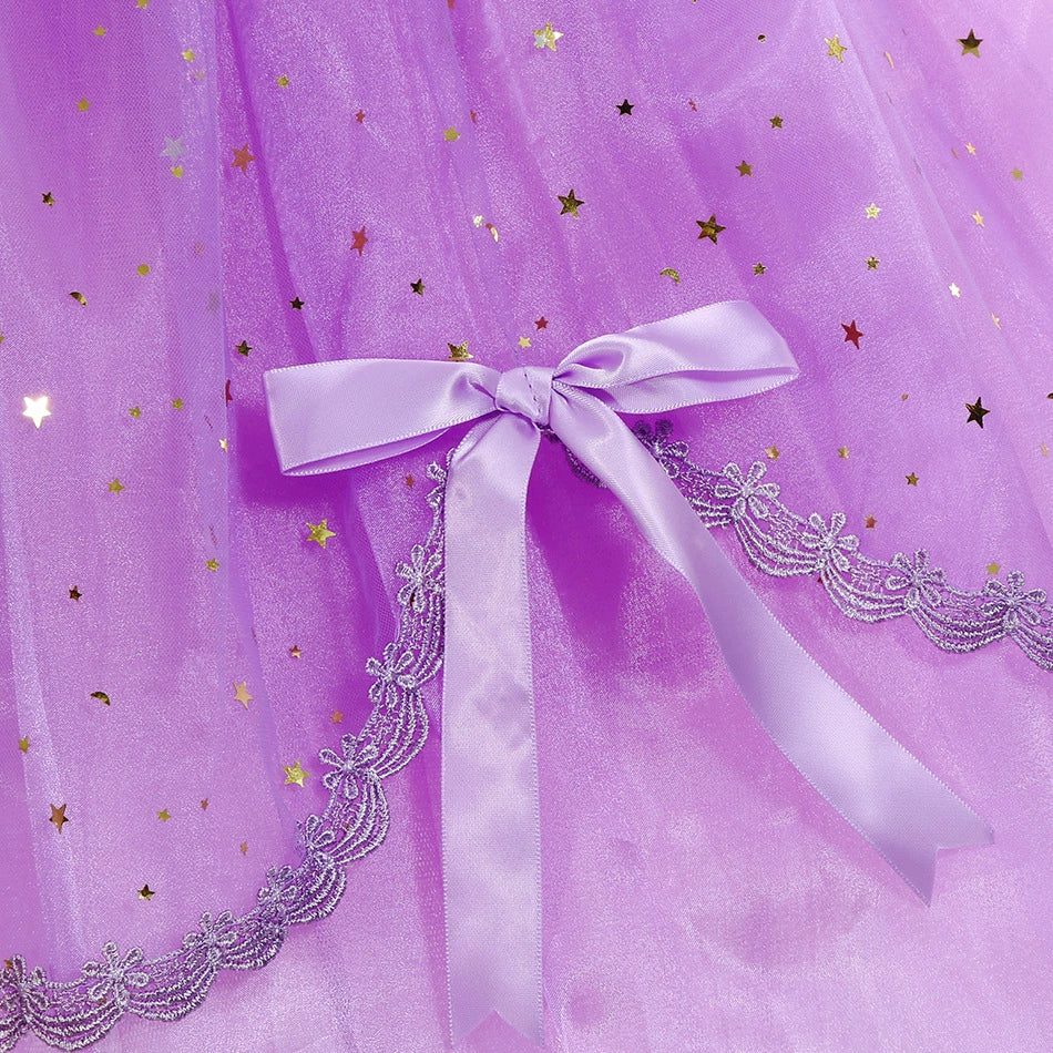 Sparkly Purple Party Dress