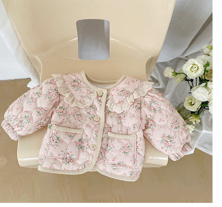 Pink Floral Children's Set 2 pieces