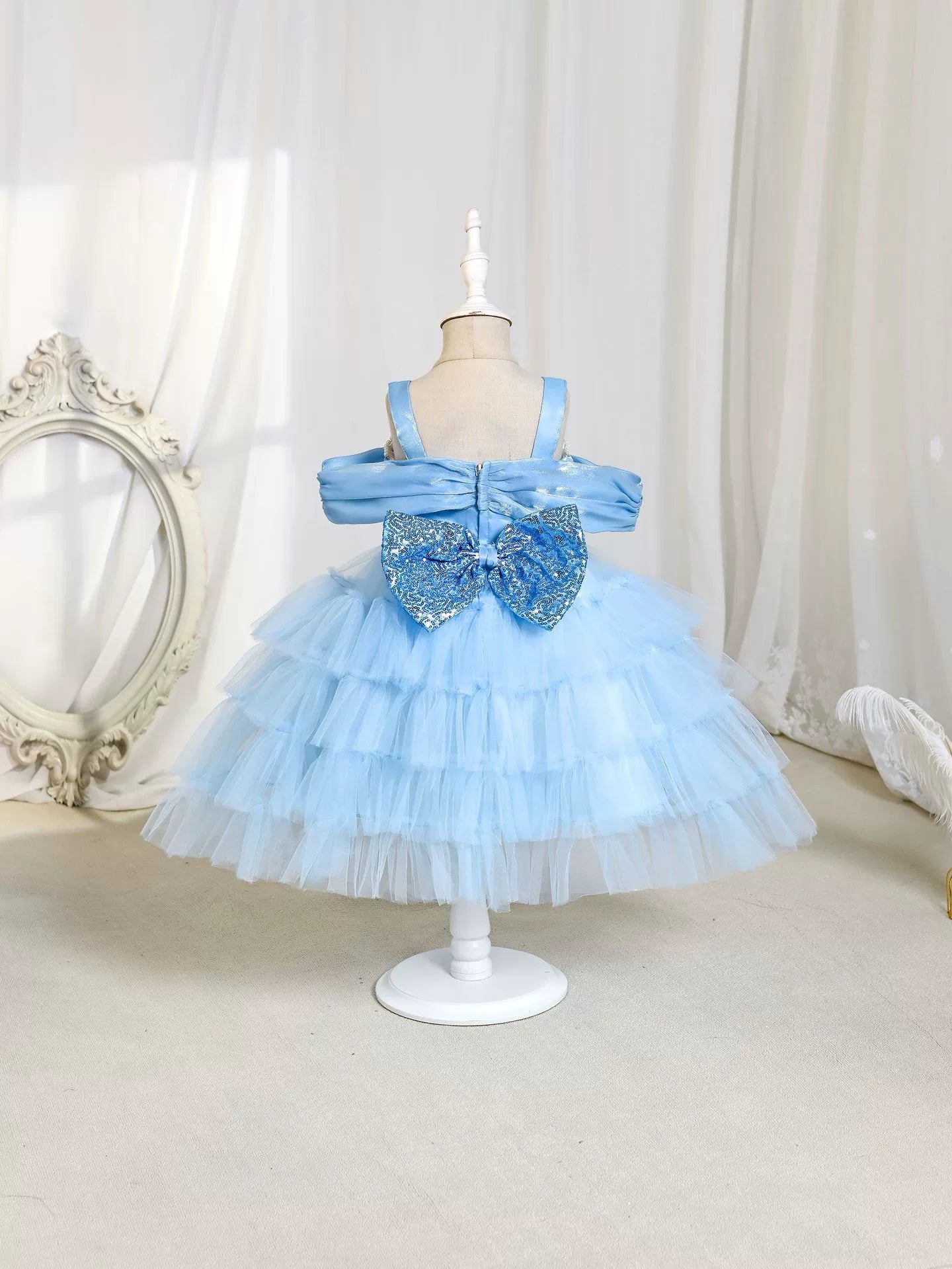 Bright Blue Children's Dress