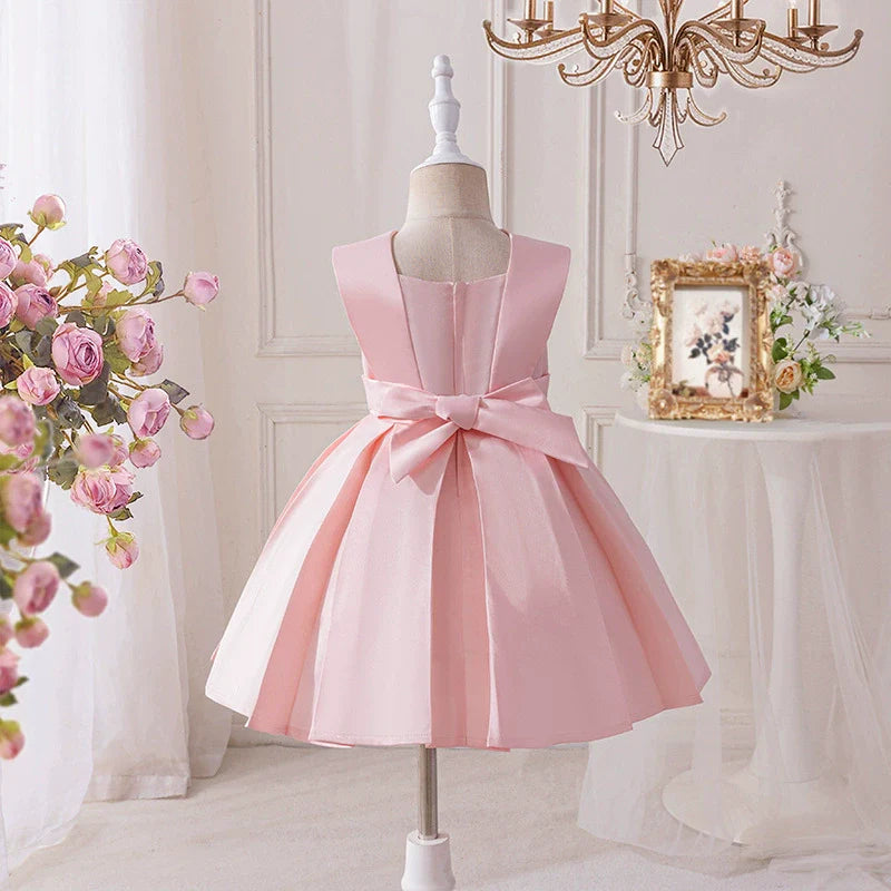 Luxury Party Dress with Bow