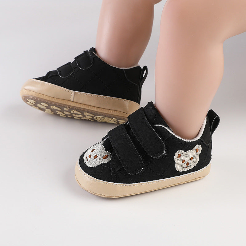 Velcro Teddy Bear Children's Sneakers