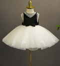 Party Dress with Bow and Rhinestones