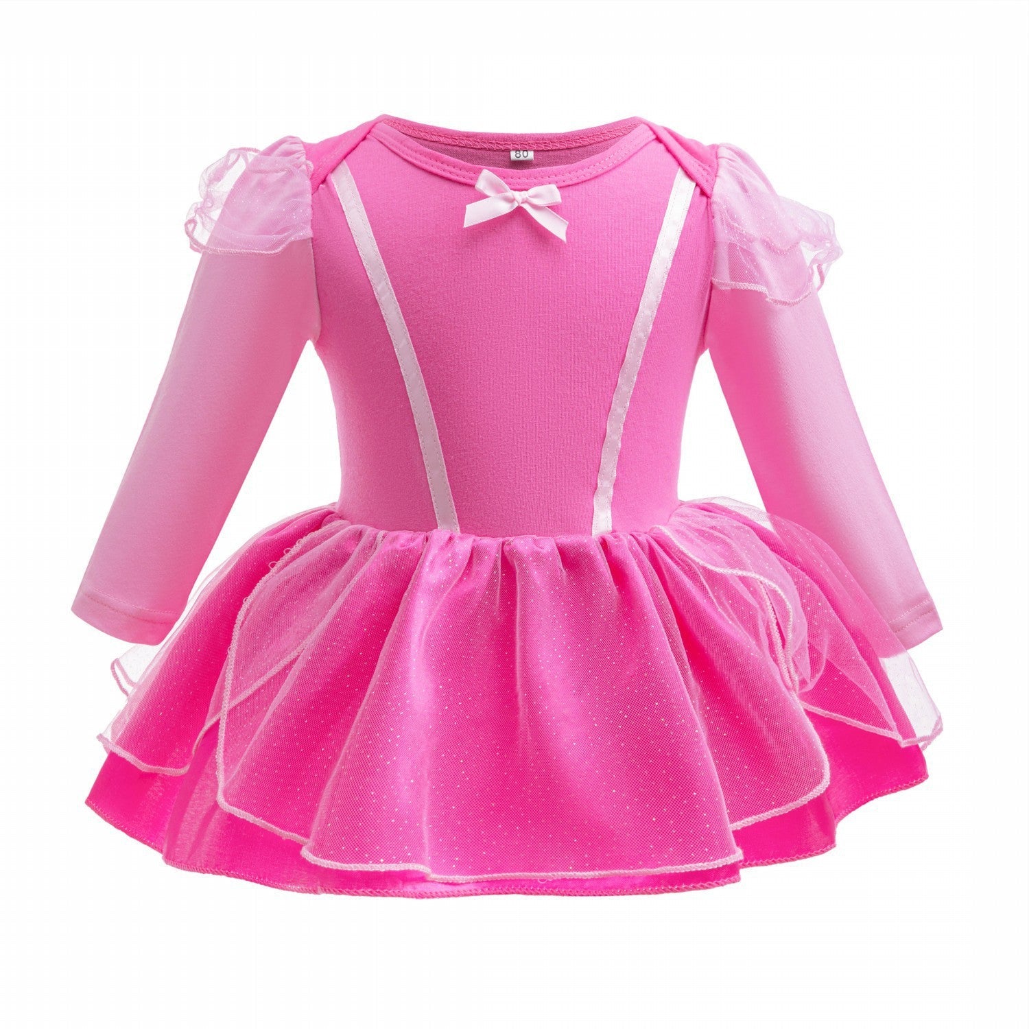 Pink Children's Dress with Bow