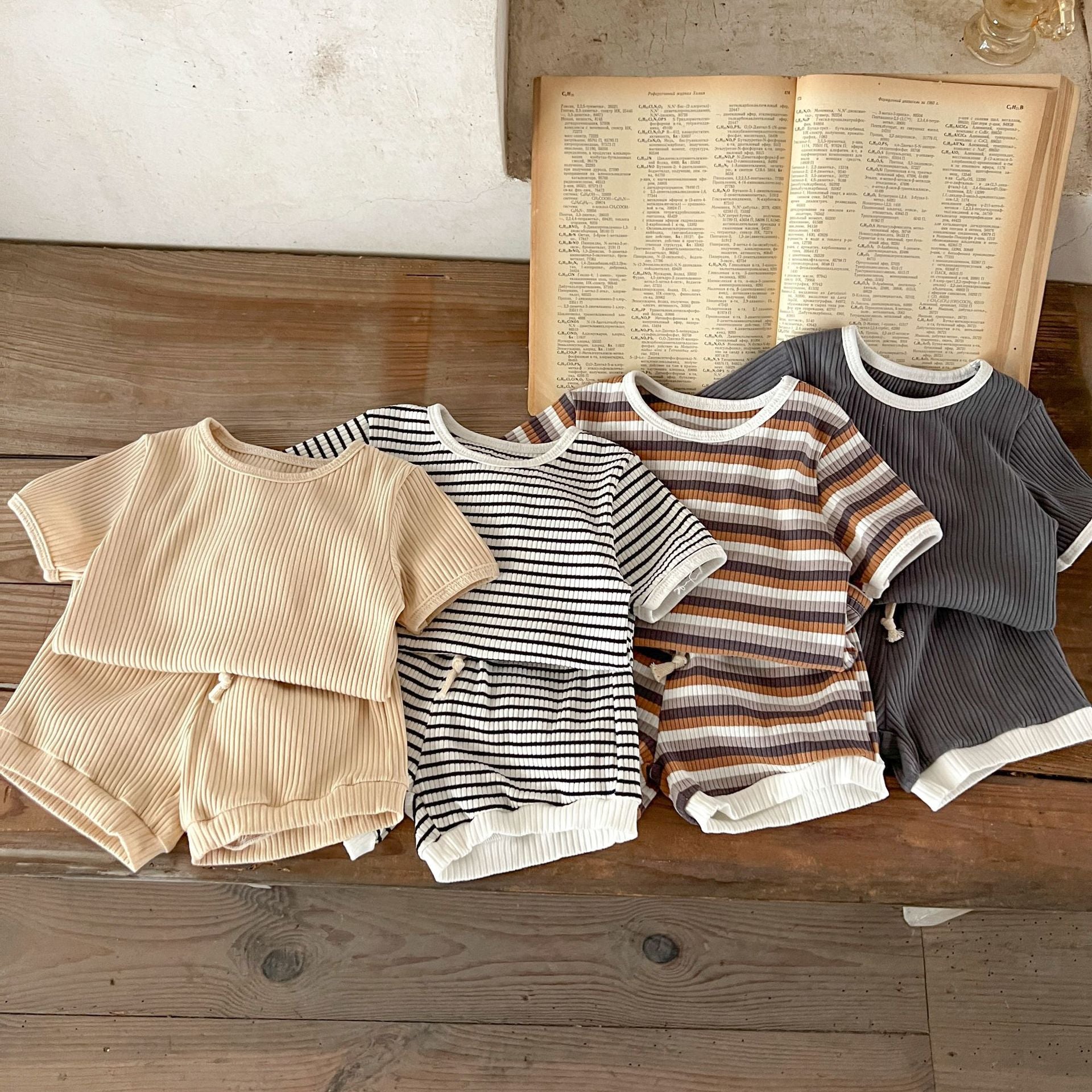 Children's Summer Striped Outfit