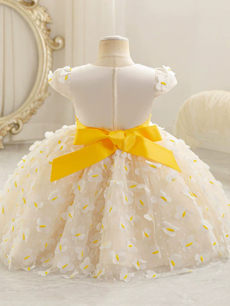 Yellow Flower Children's Dress
