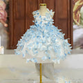3D Butterfly Children's Party Dress