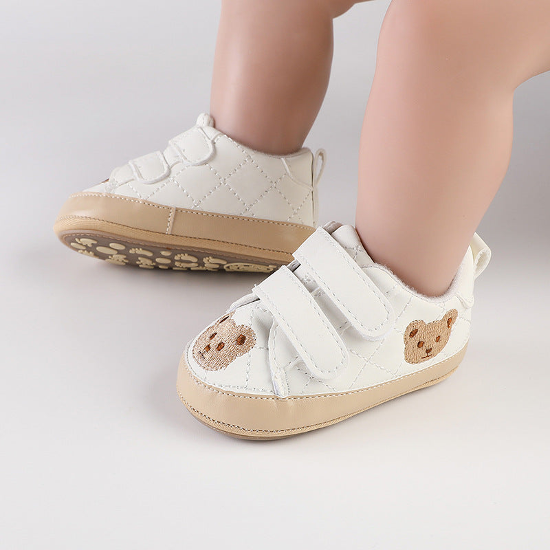 Velcro Teddy Bear Children's Sneakers
