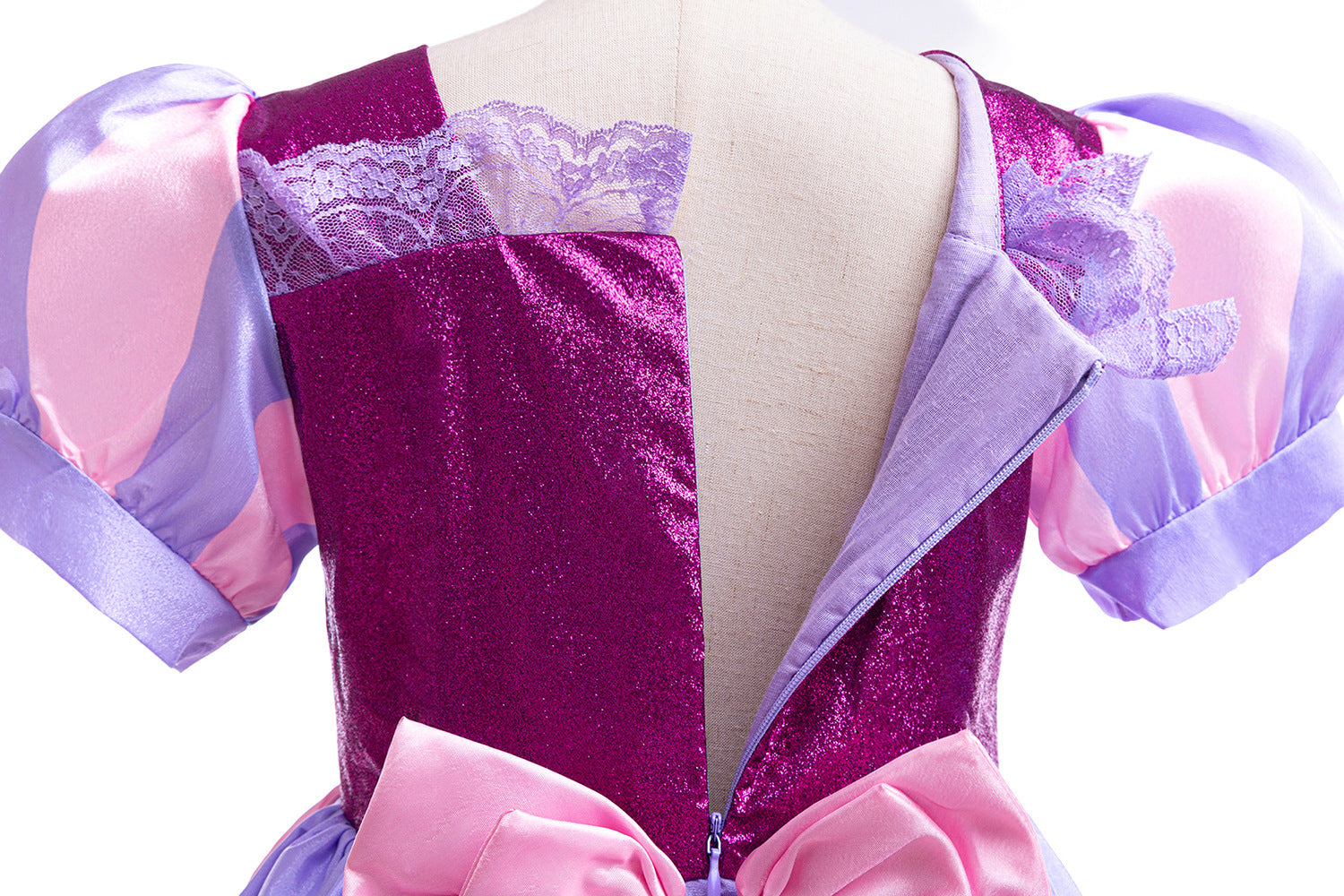Purple Butterfly Party Dress