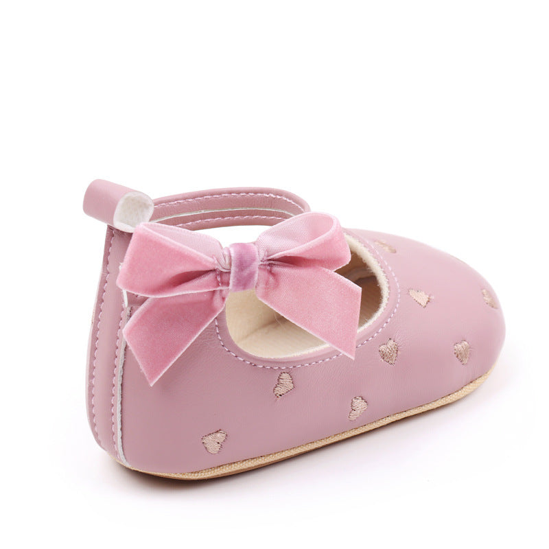 Scarpe da bambina con cuoricini