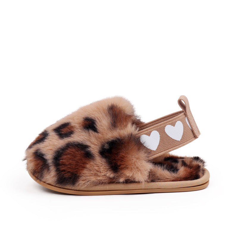 Scarpine da neonato leopardate