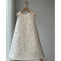 Children's Dress with Flowers and Bow