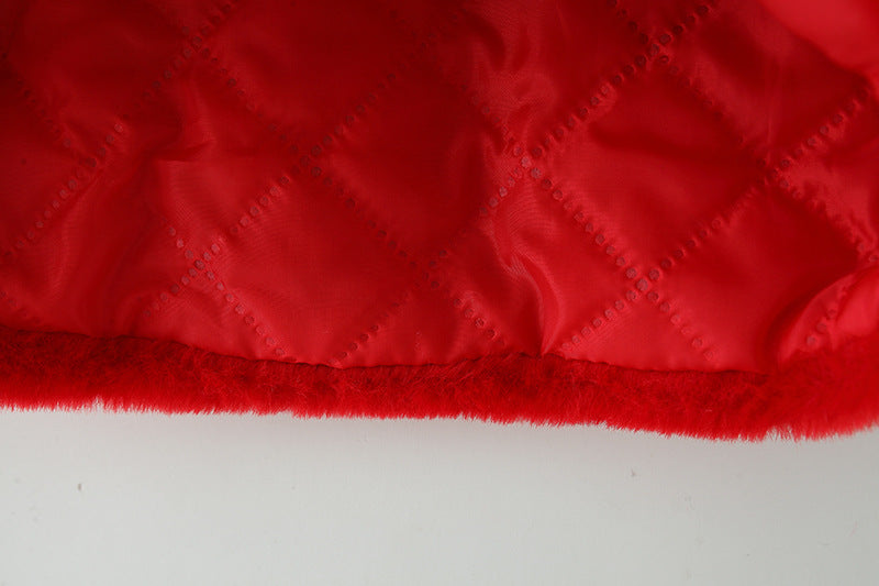Children's Jacket with Bunny Pom-Poms