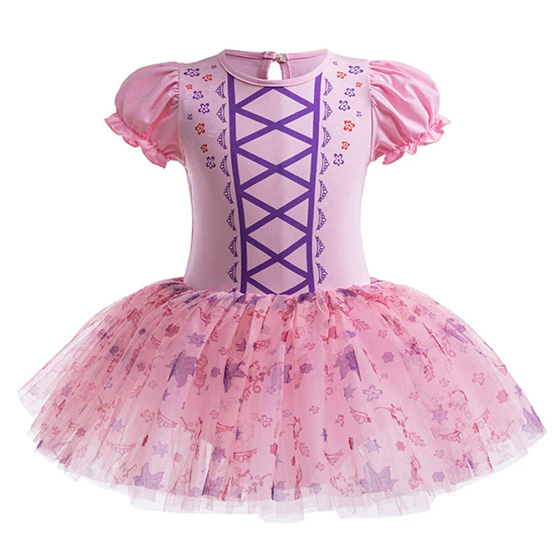 Pink Floral Party Dress