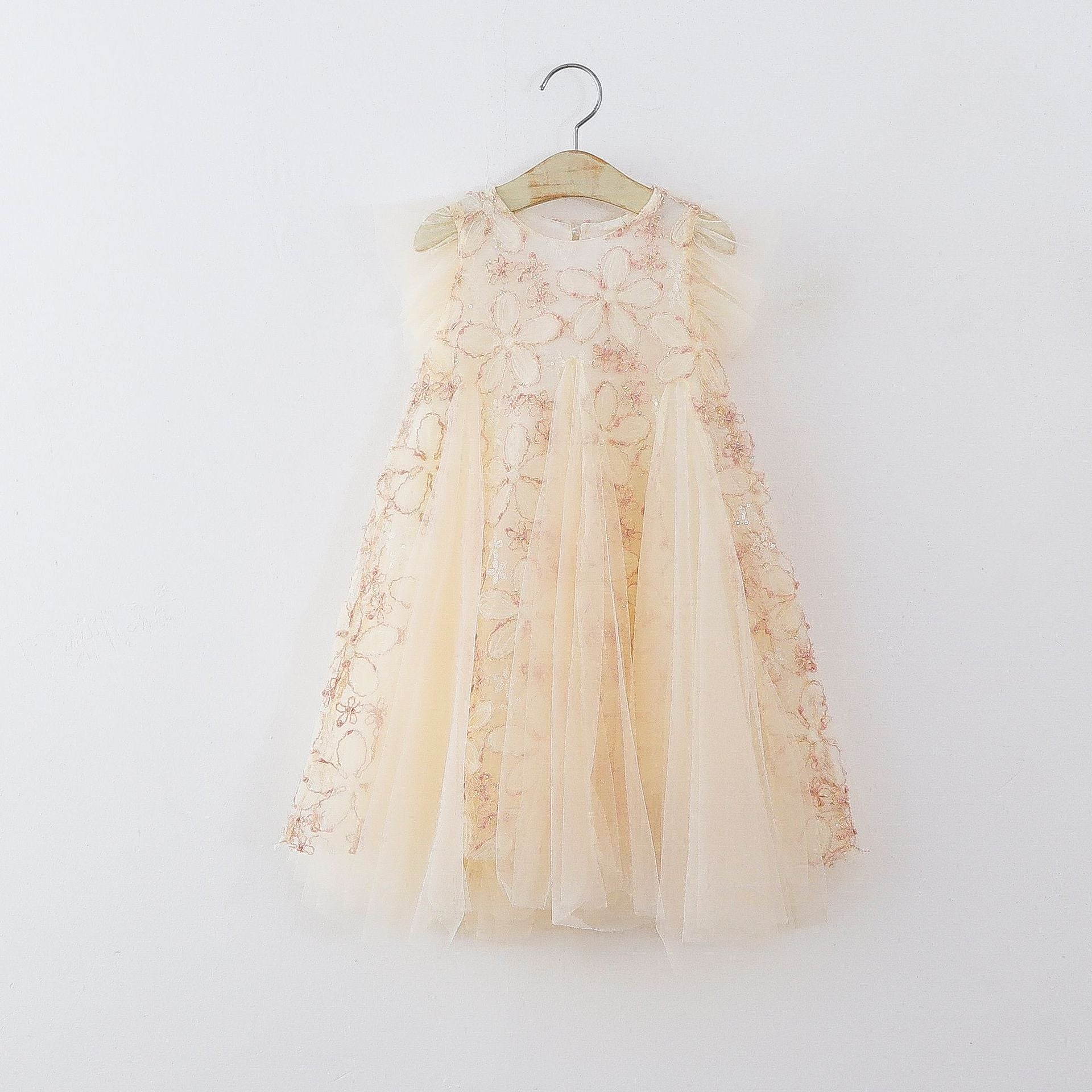 Children's Floral Tulle Dress