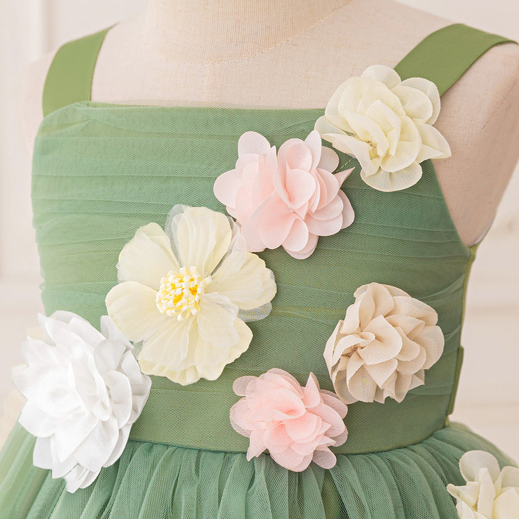 Children's Party Dress Flowers