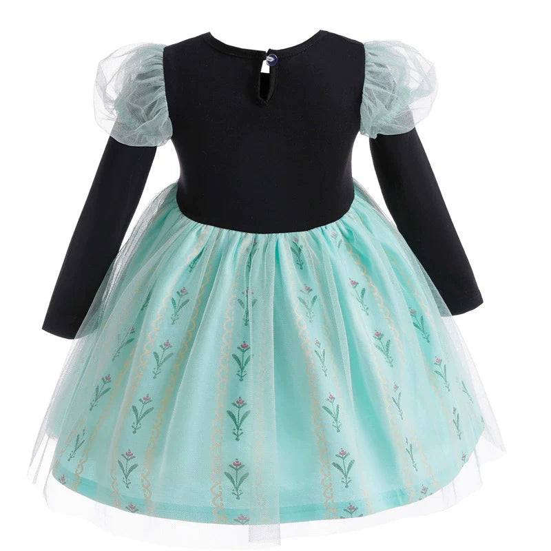 Party Dress with Sleeves and Sparkles