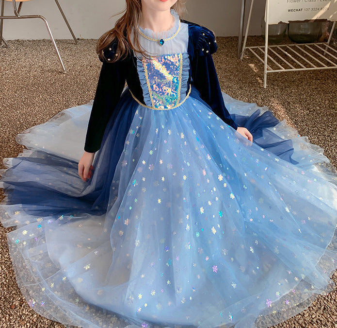 Bright Blue Party Dress