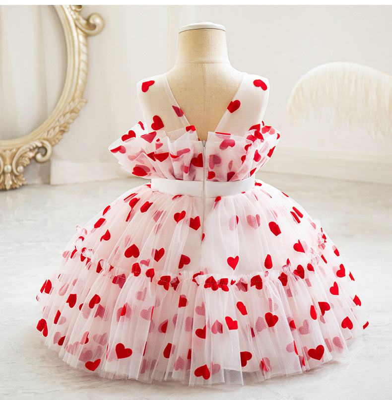 Little Hearts Children's Party Dress