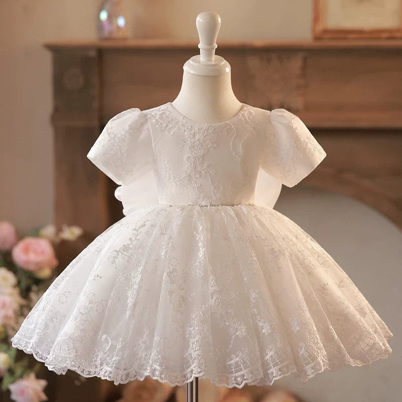 White Lace Party Dress