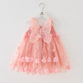 Tulle Dress With Flowers And Little Wings