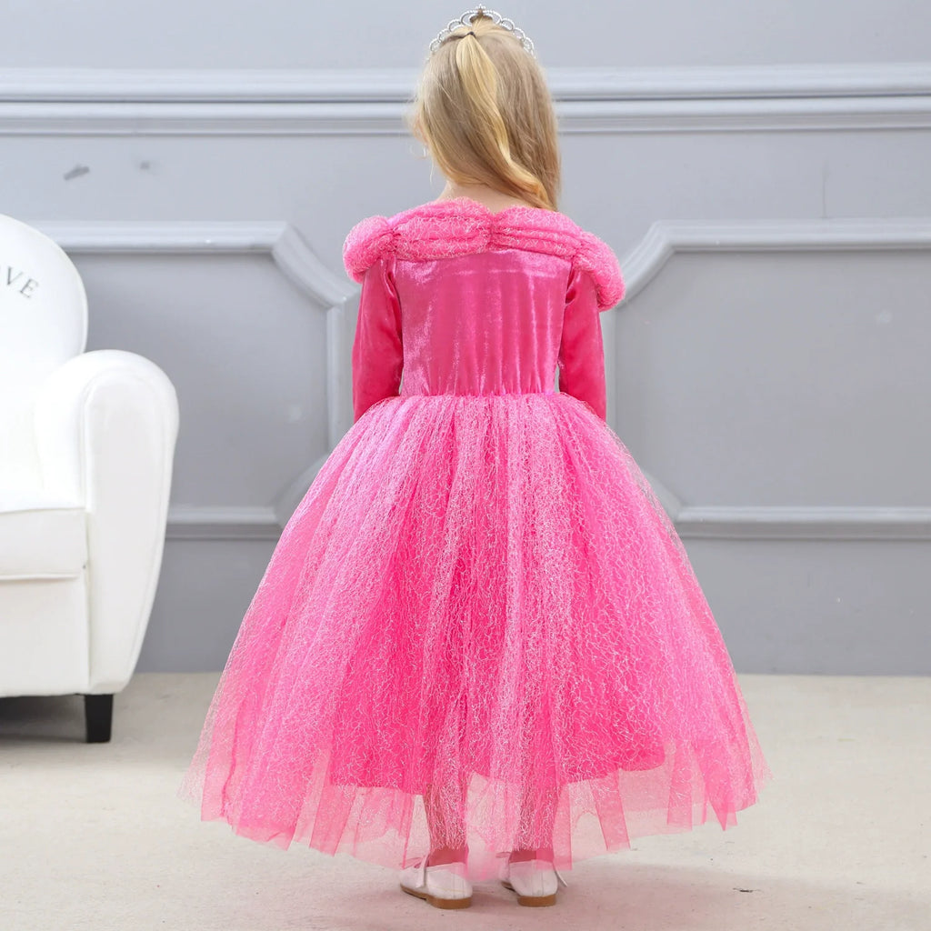 Pink Butterfly Party Dress