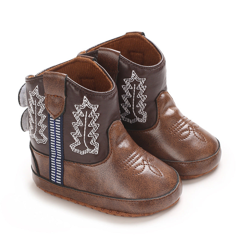 Leather girl boots