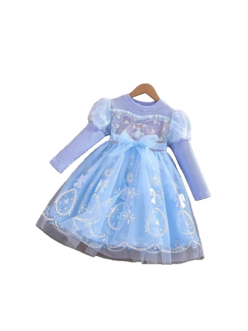 Children's Tulle Dress with Bows