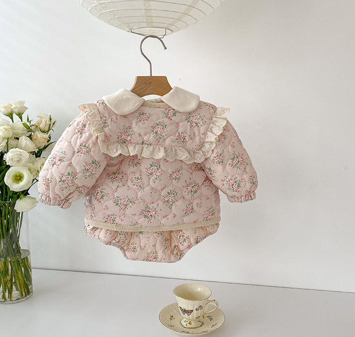 Pink Floral Children's Set 2 pieces