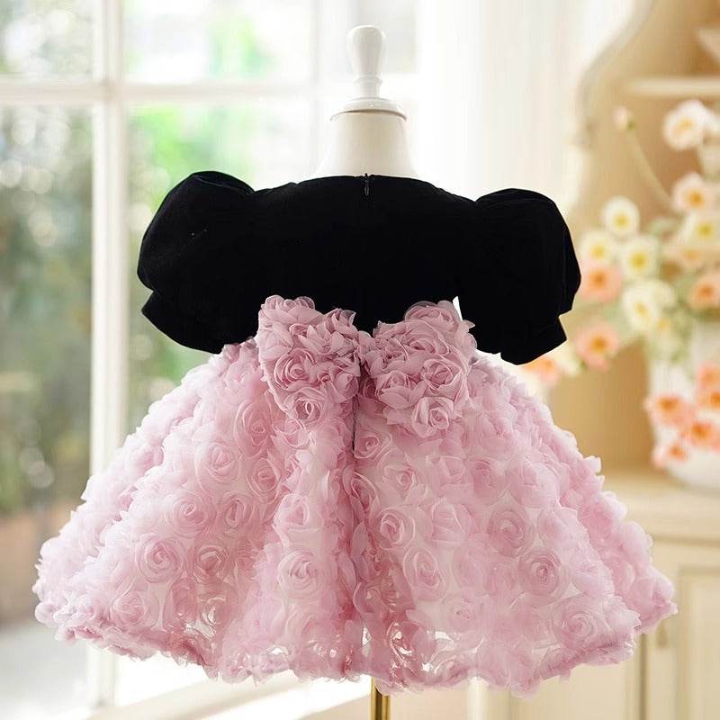Children's Dress Flowers and Stones