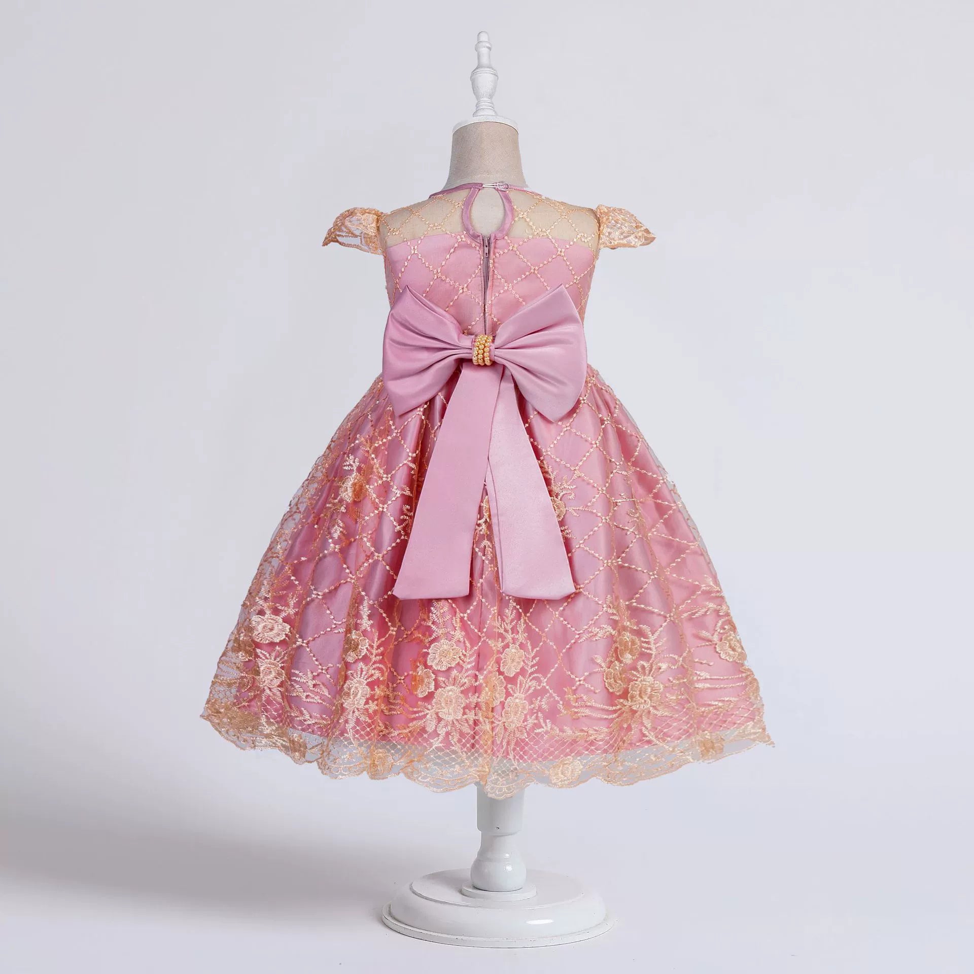 Floral Lace Children's Party Dress