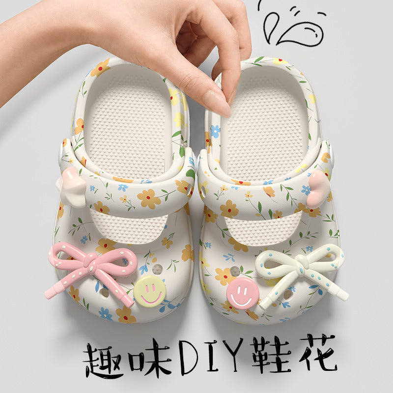 bow flower Children's Shoes for Girls
