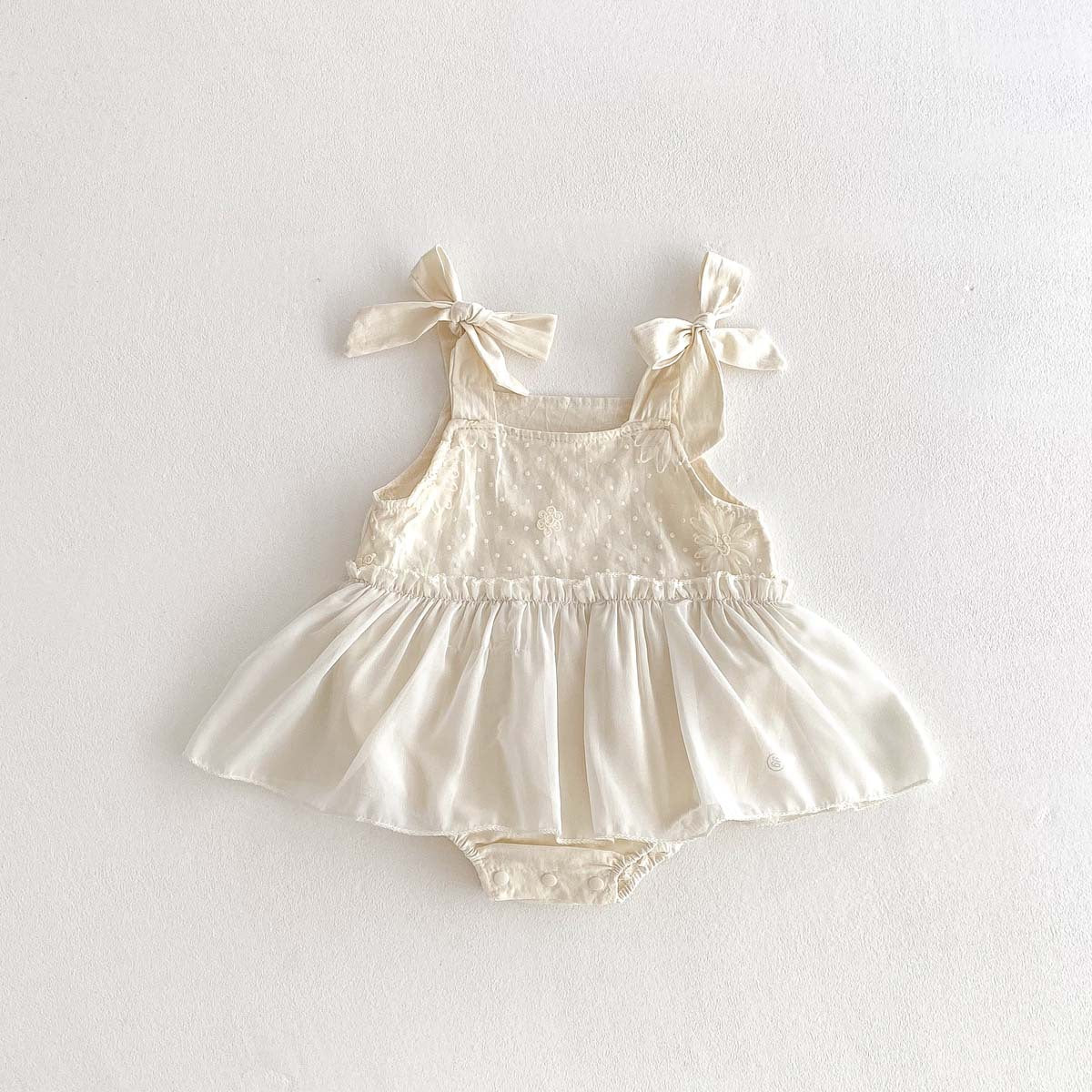 Baby Bodysuit with Floral Skirt