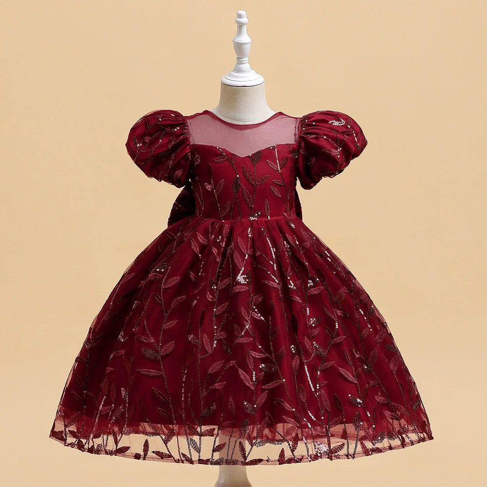 Floral Kids Party Dress
