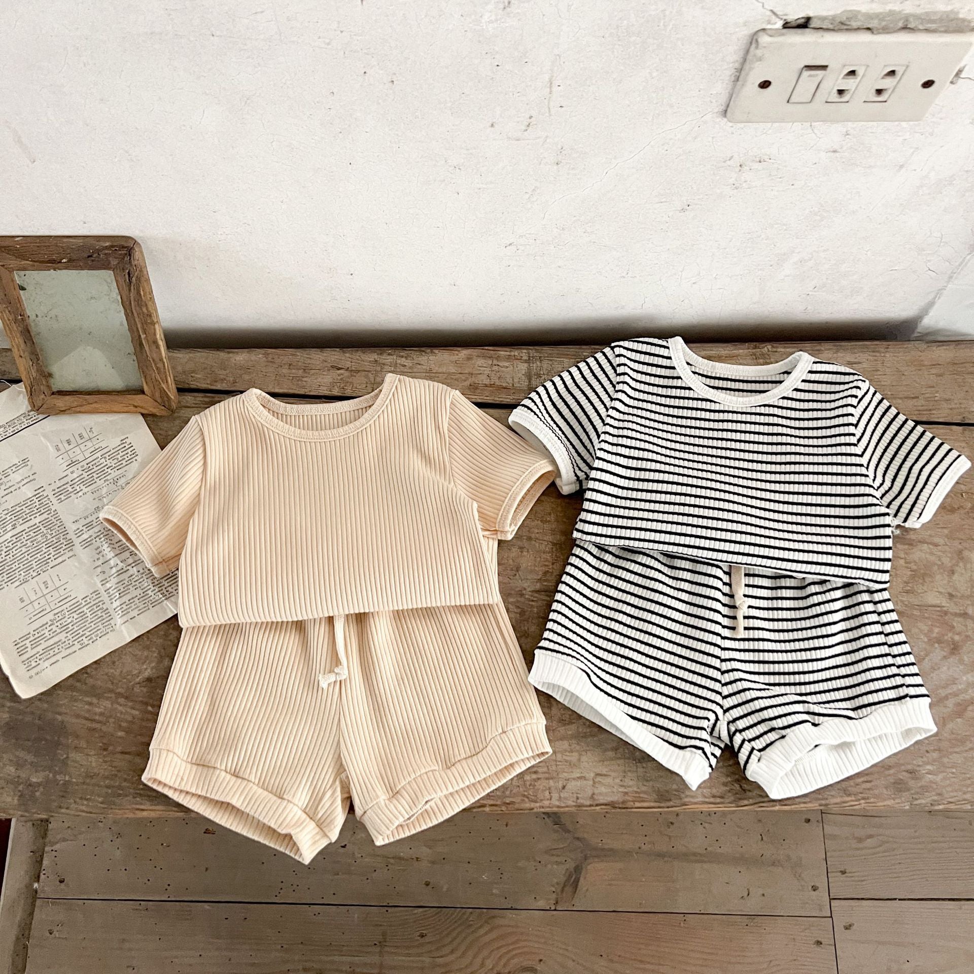 Children's Summer Striped Outfit