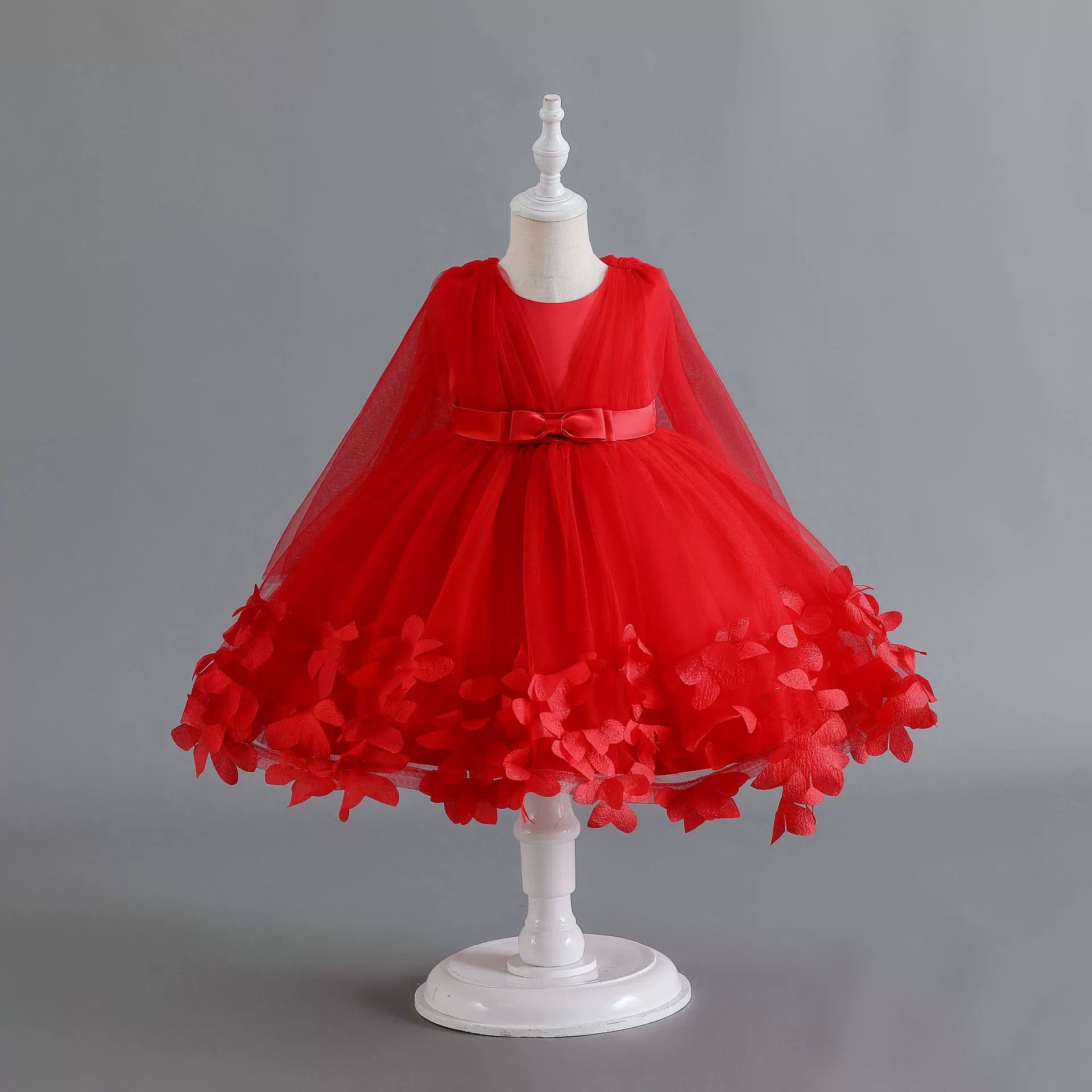 Tulle Flowers Children's Party Dress