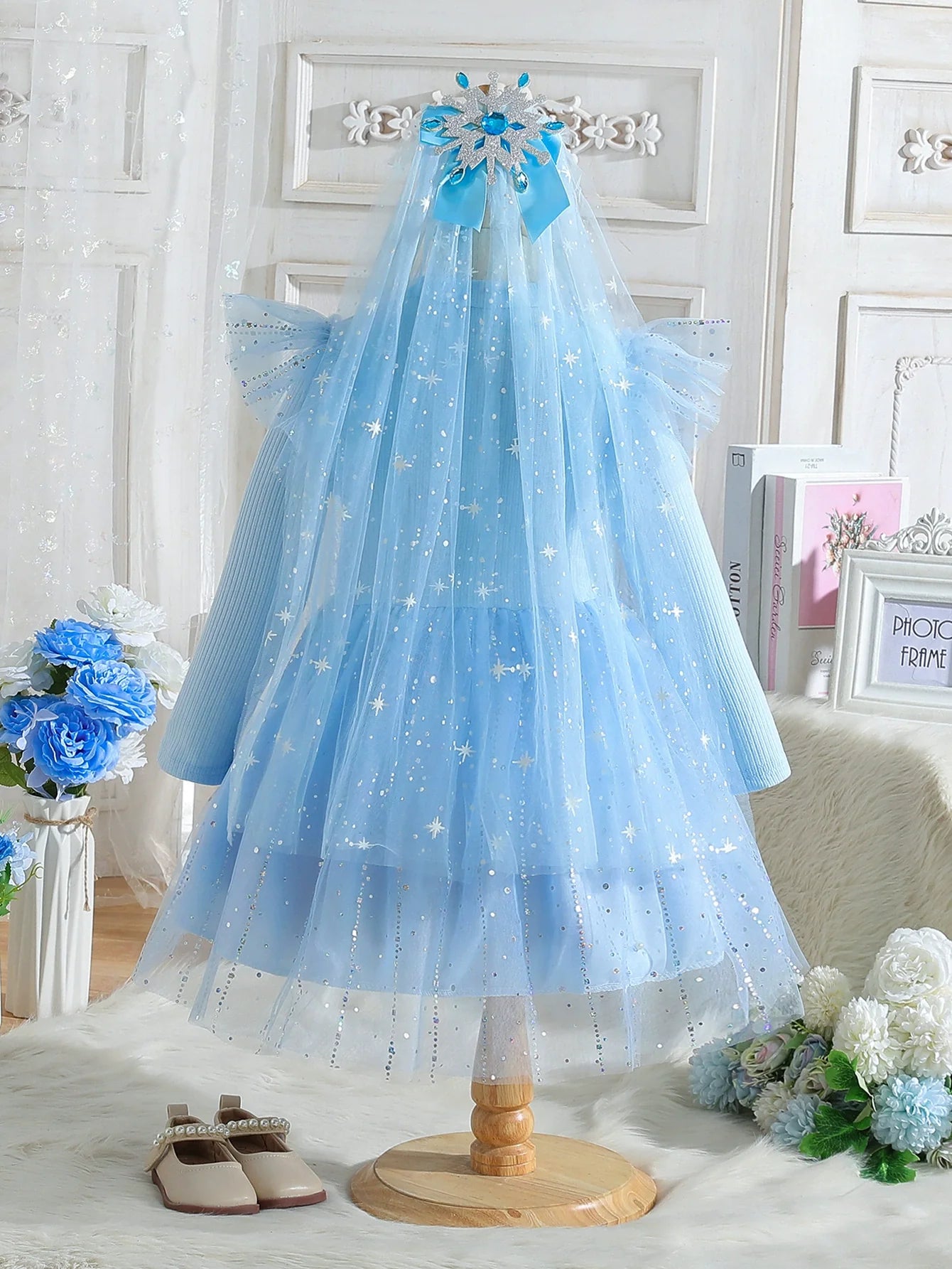 Children's Dress with Sparkle and Tulle