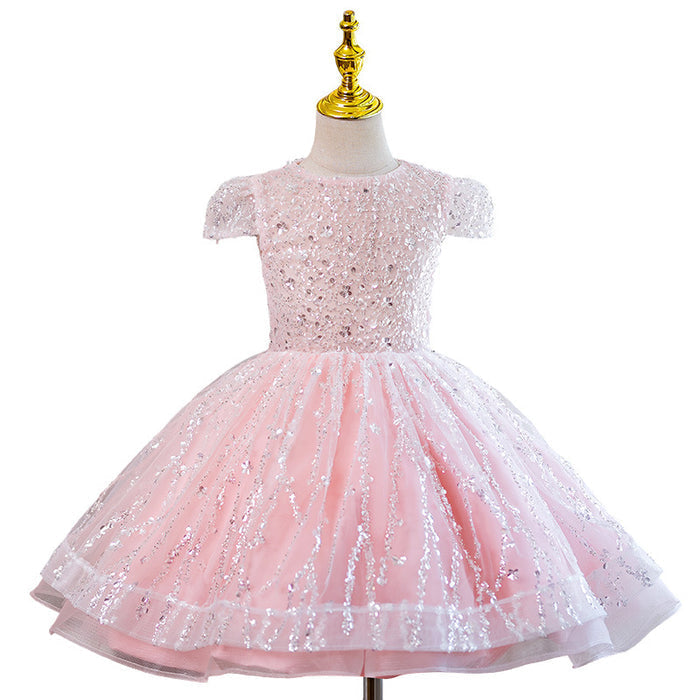 Bright Pink Children's Party Dress